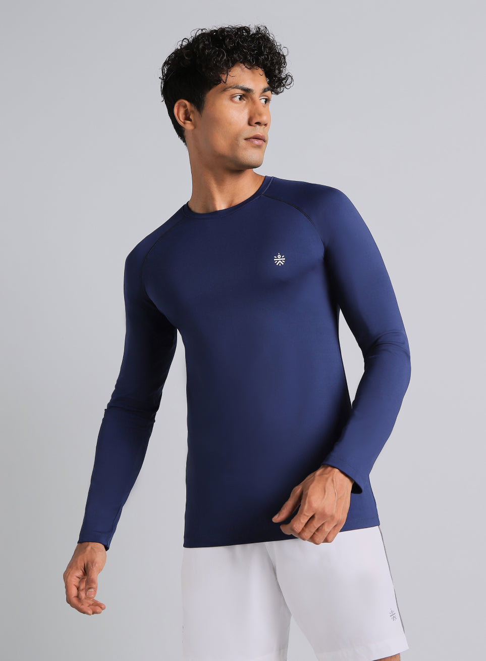 Men's Navy Build Up Performance Recycled Poly T-shirt