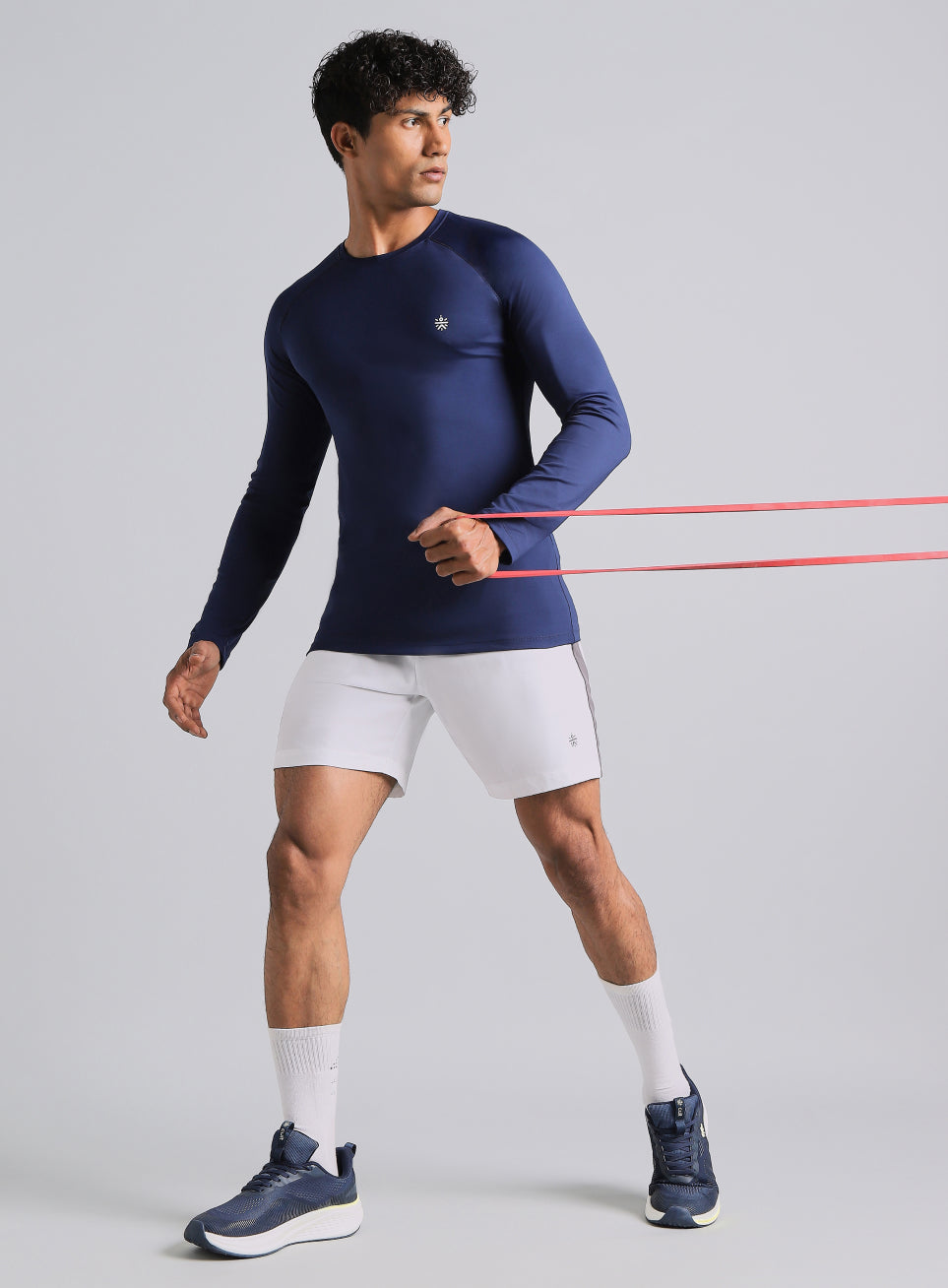 Men's Navy Build Up Performance Recycled Poly T-shirt