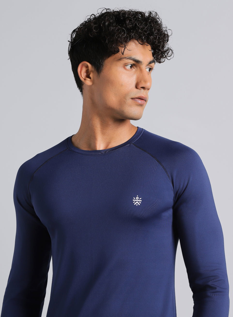 Men's Navy Build Up Performance Recycled Poly T-shirt