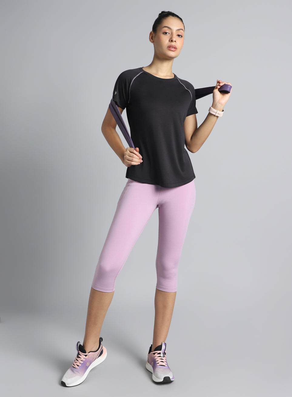 Women's Black HIIT Recycled Poly Performance T-shirt