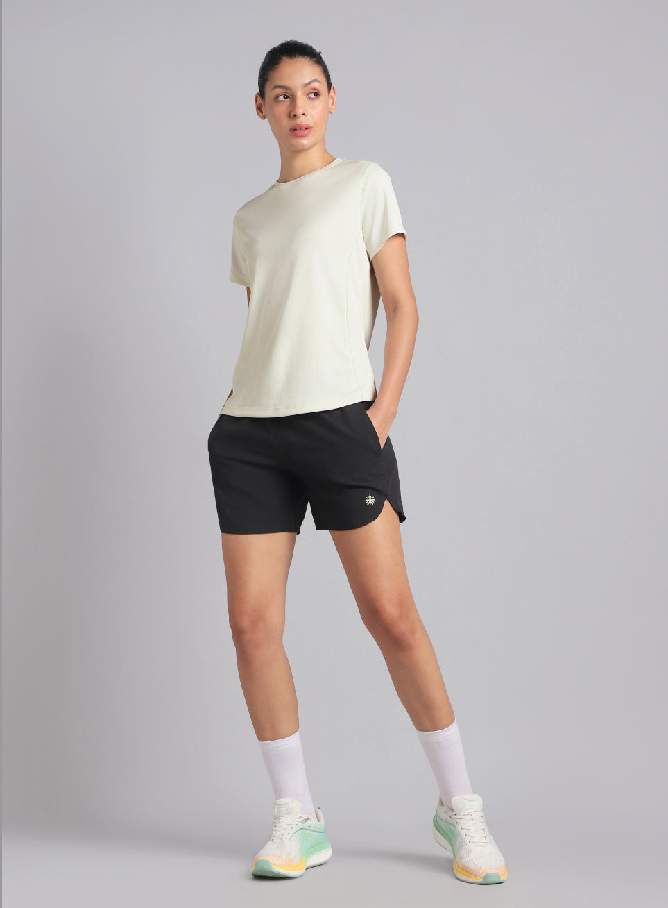 Women's Off White Training Essential Recycled Poly T-Shirt