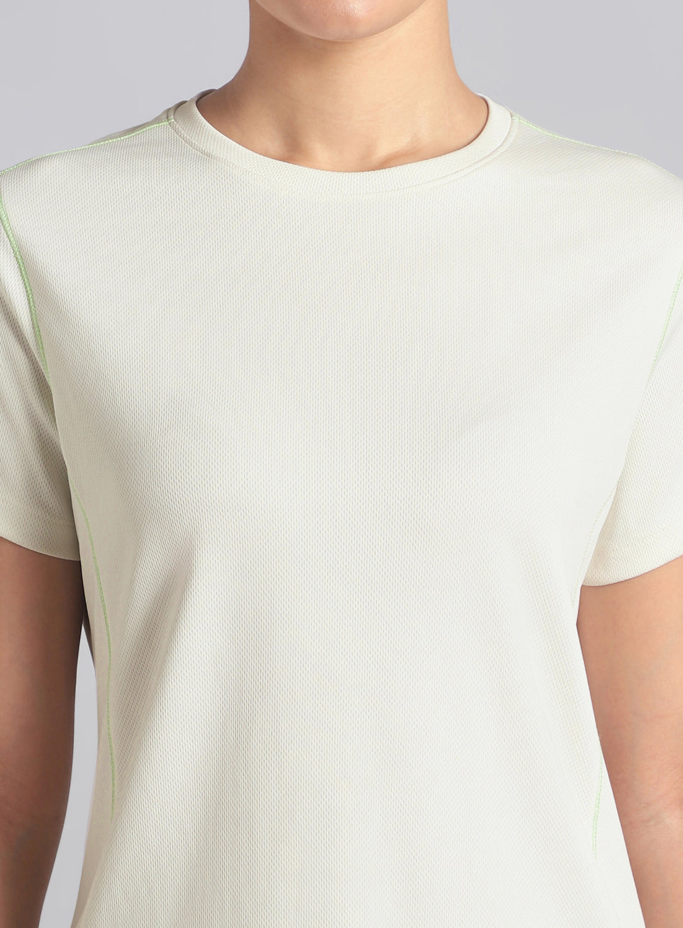 Women's Off White Training Essential Recycled Poly T-Shirt