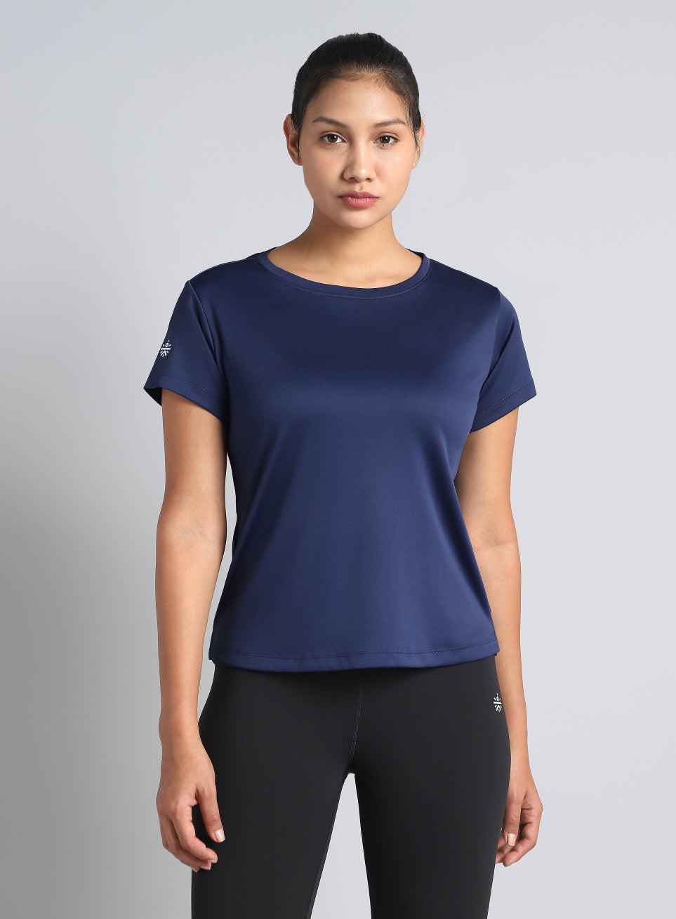 Women's Navy Ultimate Performance Recycled Poly T-shirt