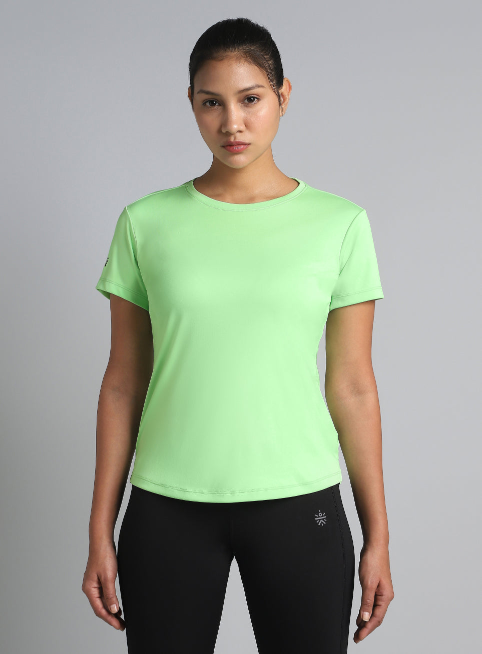 Women's Neon Green Ultimate Performance Recycled Poly T-shirt