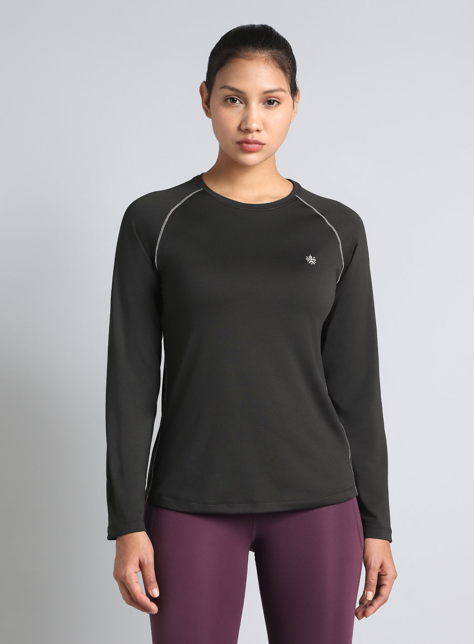 Women's Black Build Up Performance Recycled Poly T-shirt