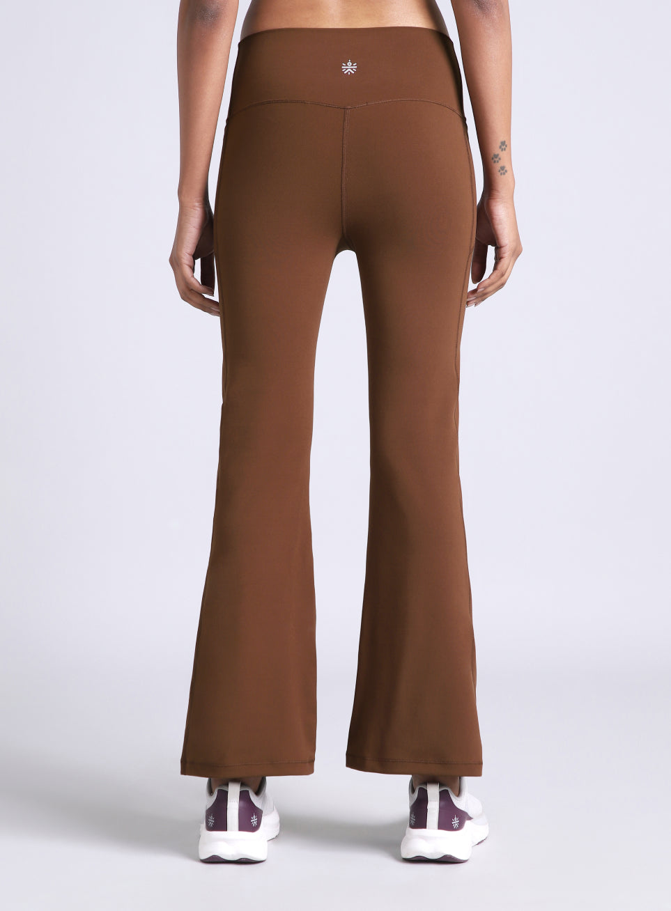Women's Brown Flow Training COMFlex Flare Pants
