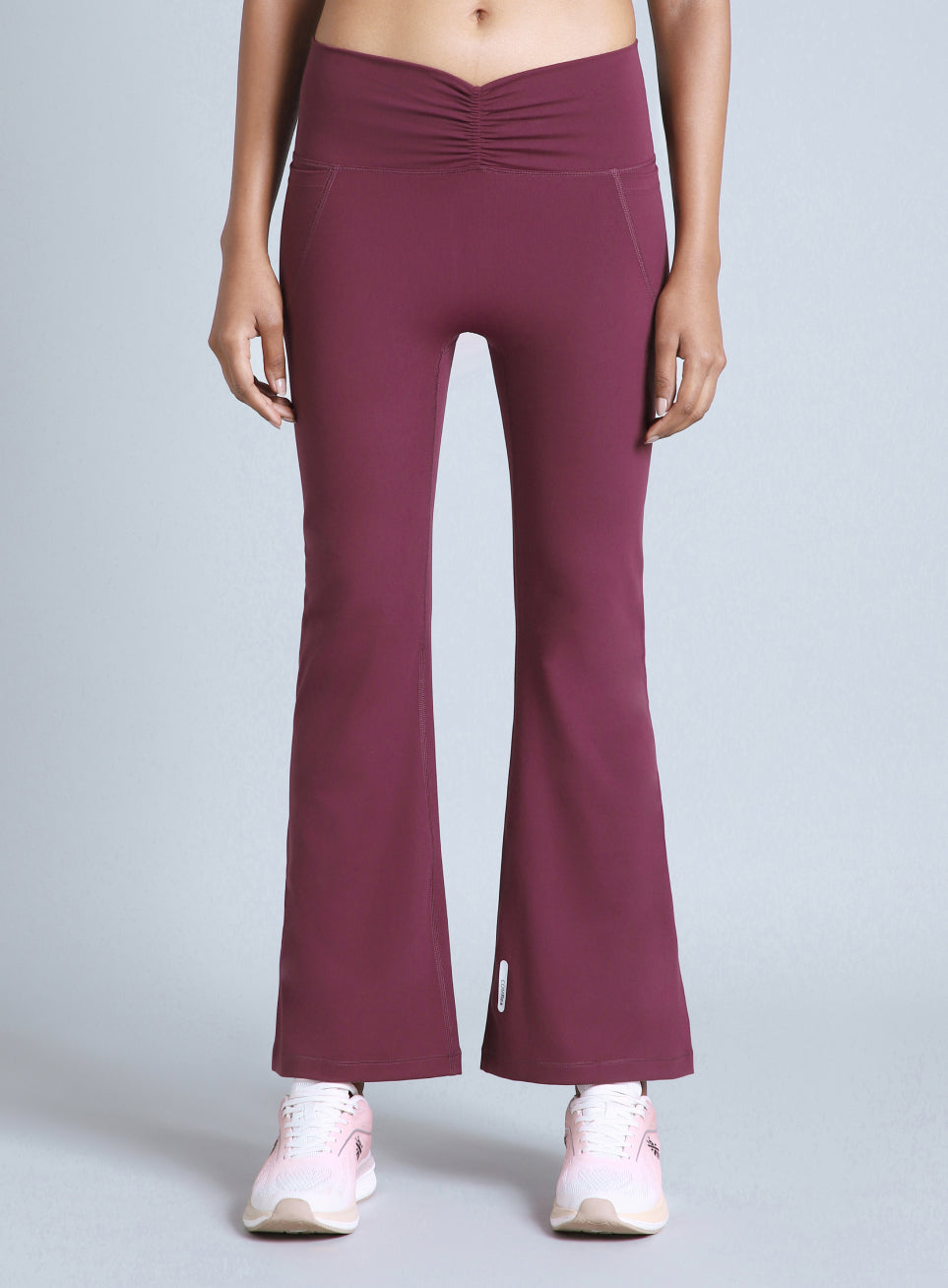 Women's Maroon Flow Training COMFlex Flare Pants