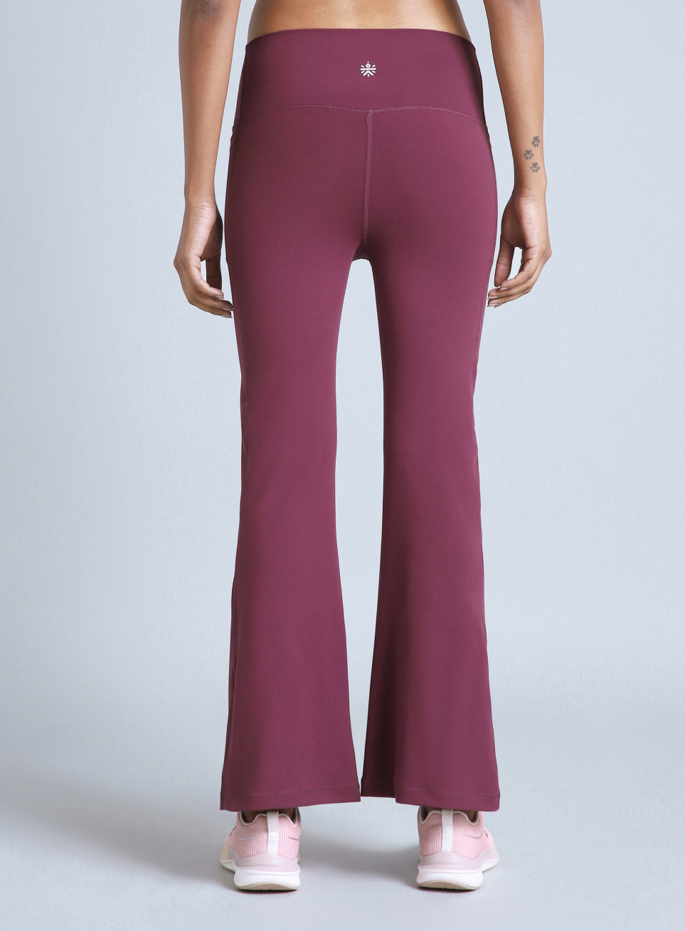 Women's Maroon Flow Training COMFlex Flare Pants