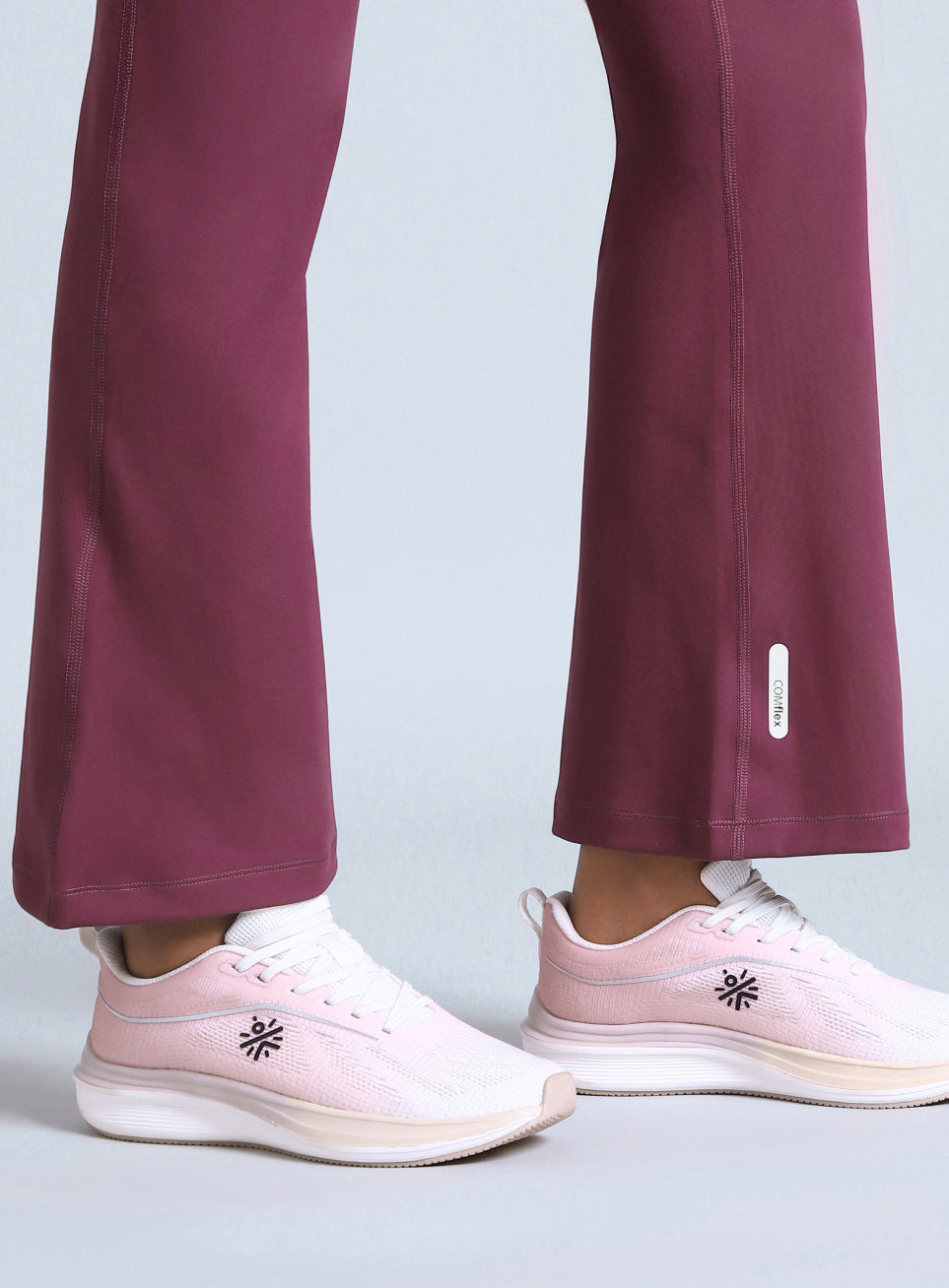 Women's Maroon Flow Training COMFlex Flare Pants