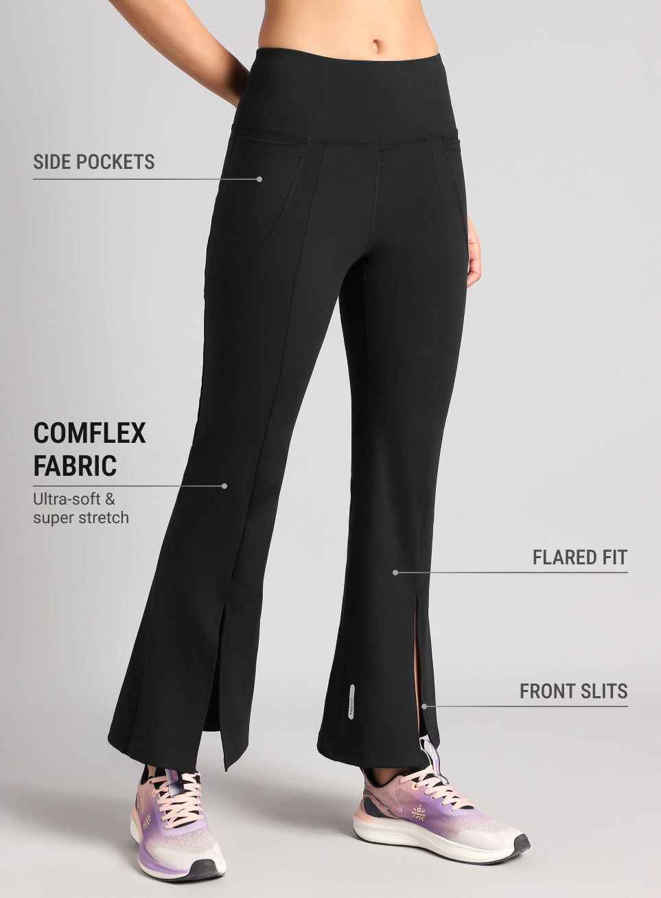 Women's Black All Format Training COMFlex Flare Pants