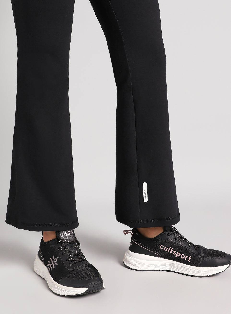 Women's Black Pilates COMFlex Flare Pants