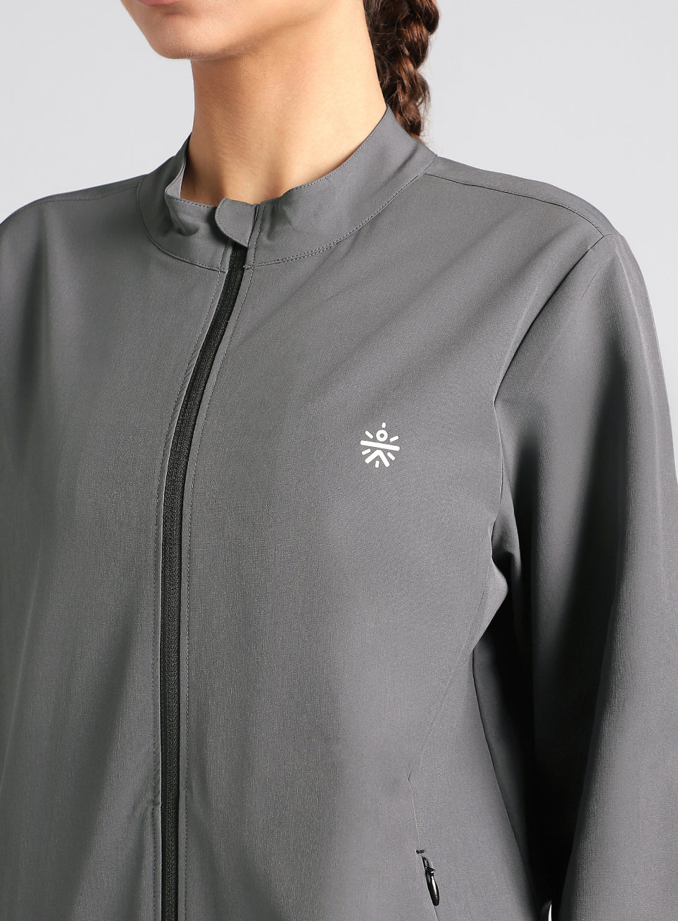 Women's Grey Runner's Pro Lightweight Jacket