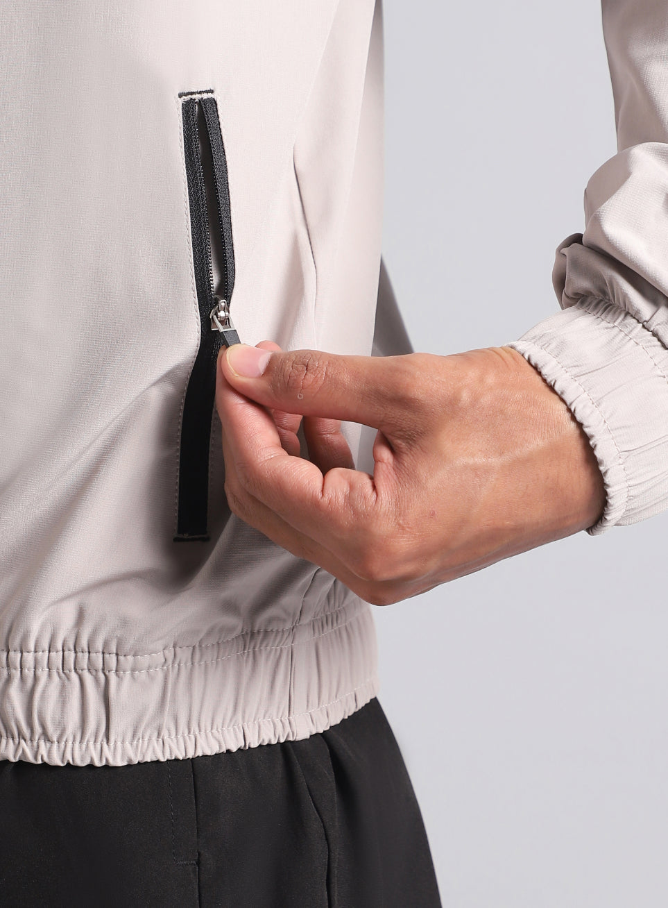 Men's Grey Run Impact Lightweight Jacket