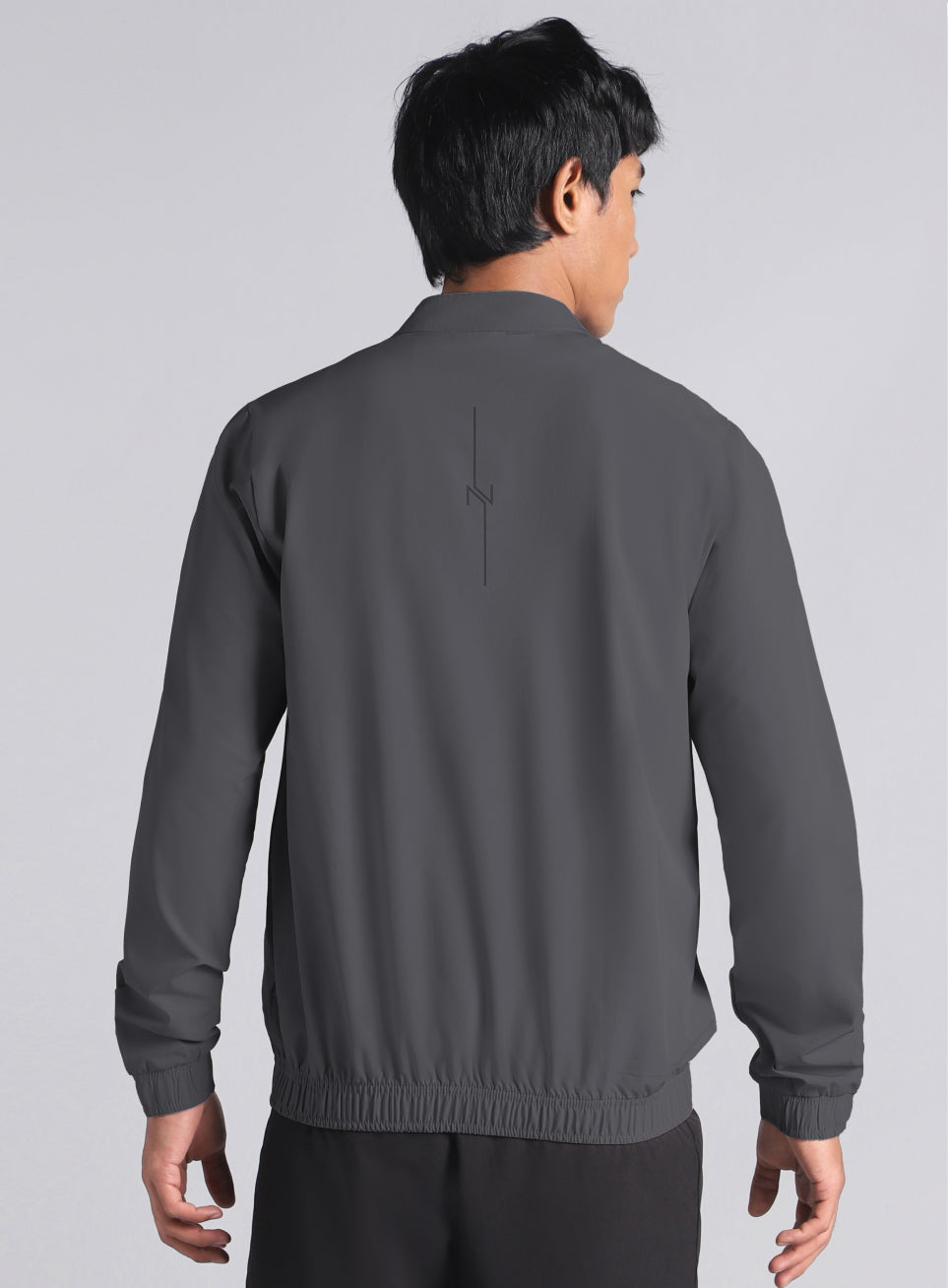 Men's Grey Run Impact Lightweight Jacket