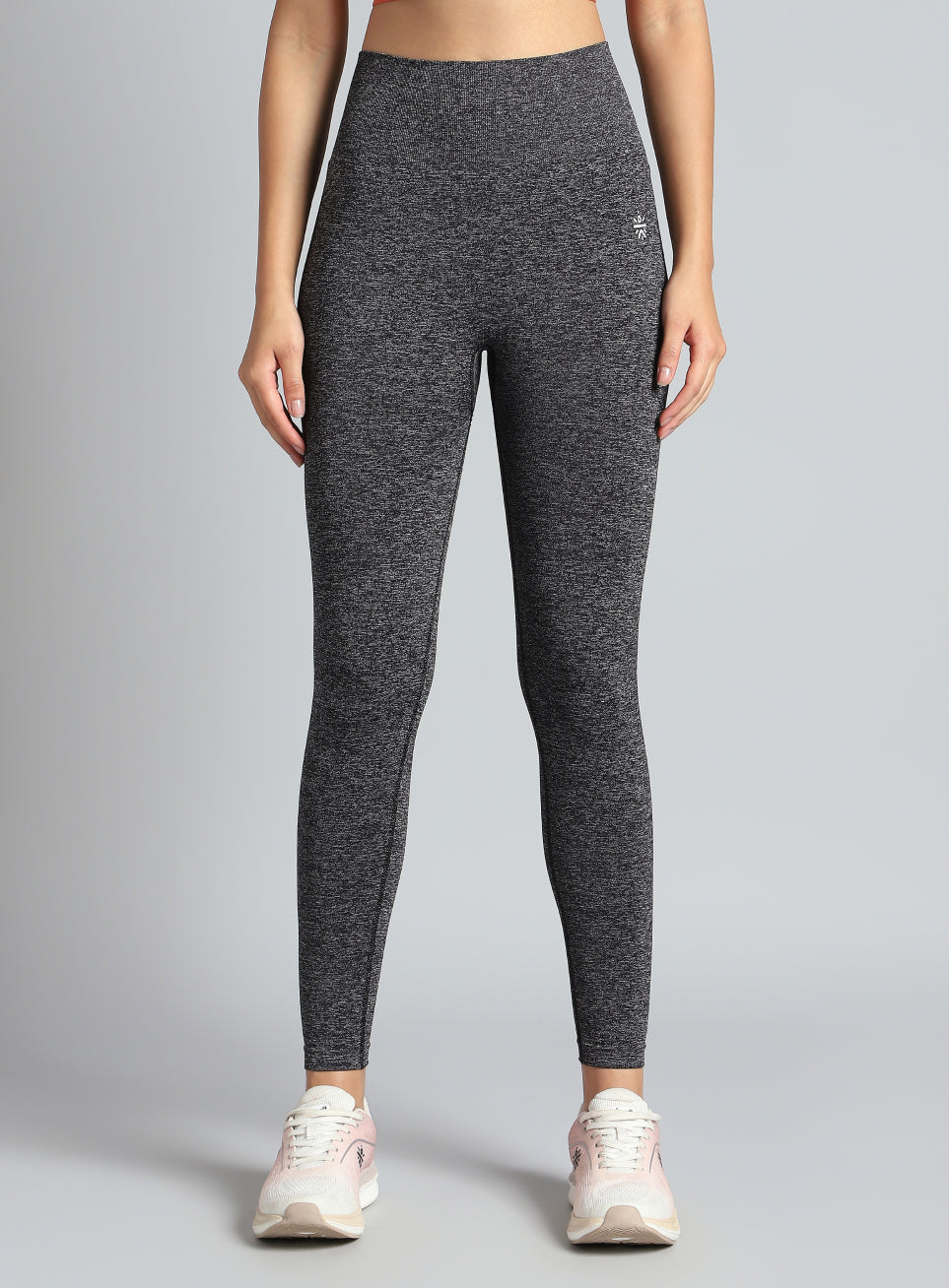 Black Seamless Sports Tights