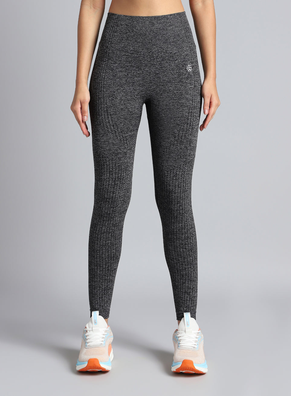 Black Seamless Sports Tights