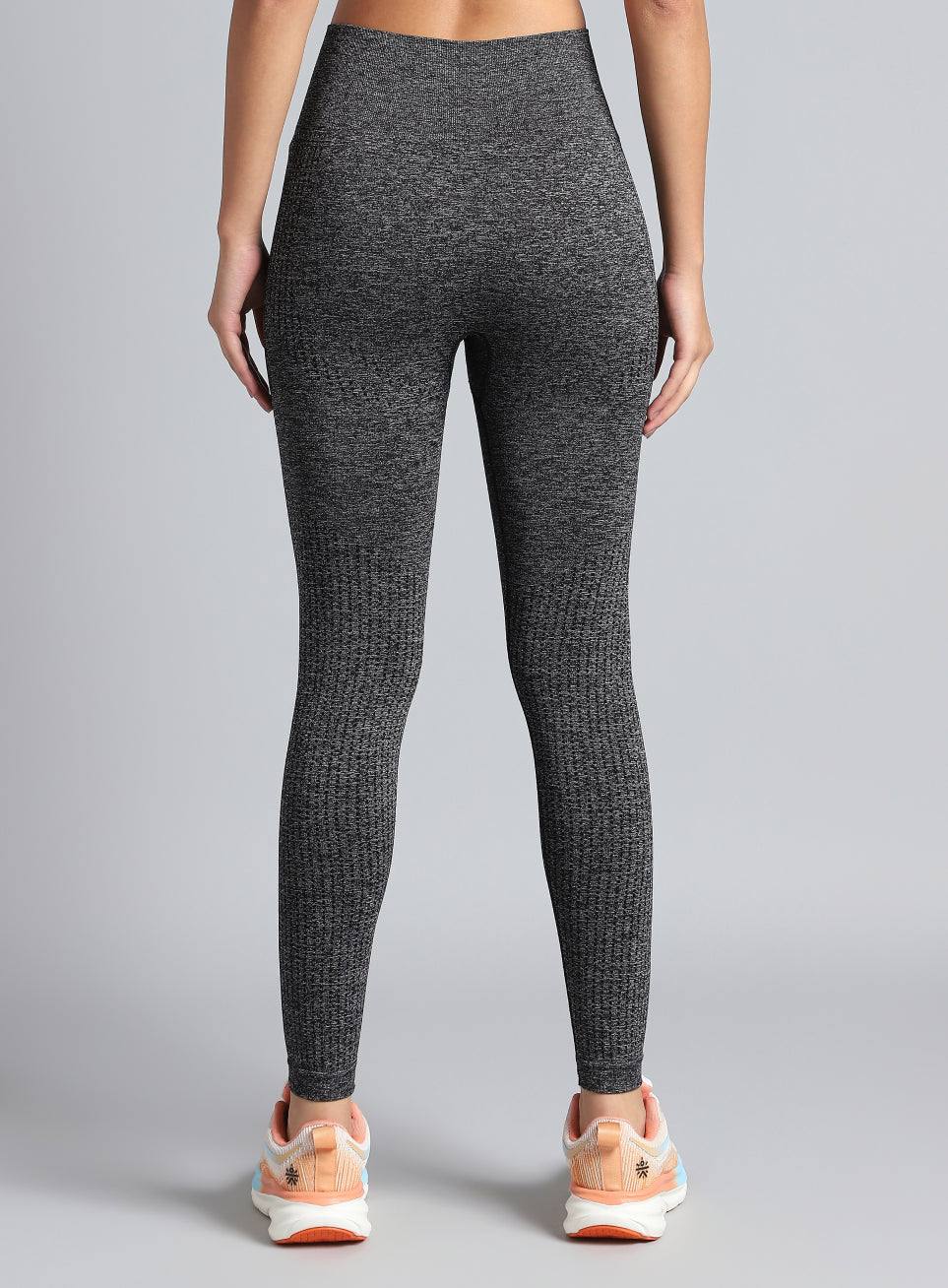 Black Seamless Sports Tights