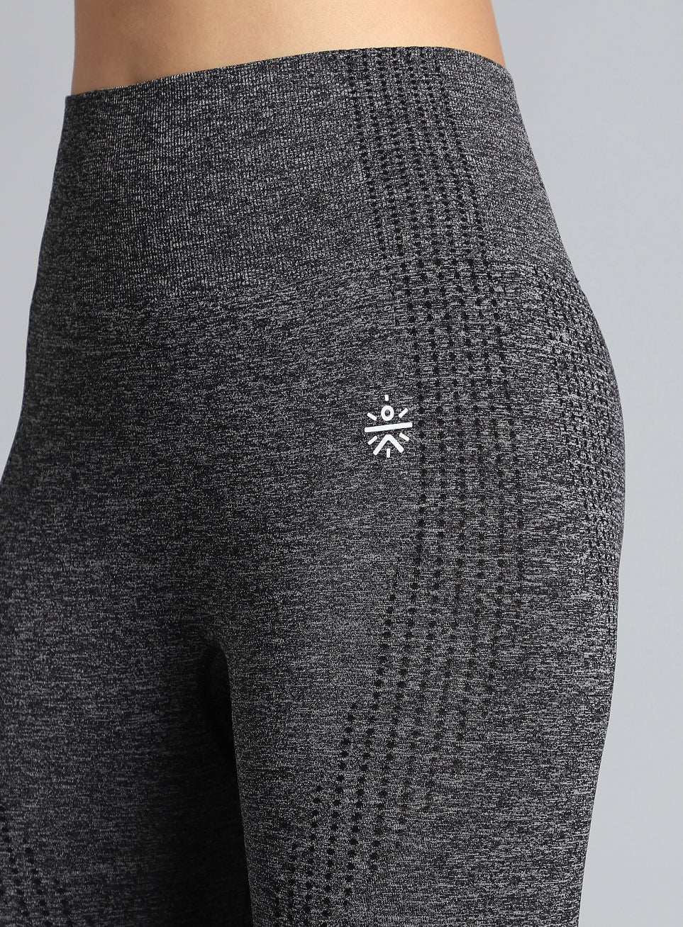 Black Seamless Sports Tights