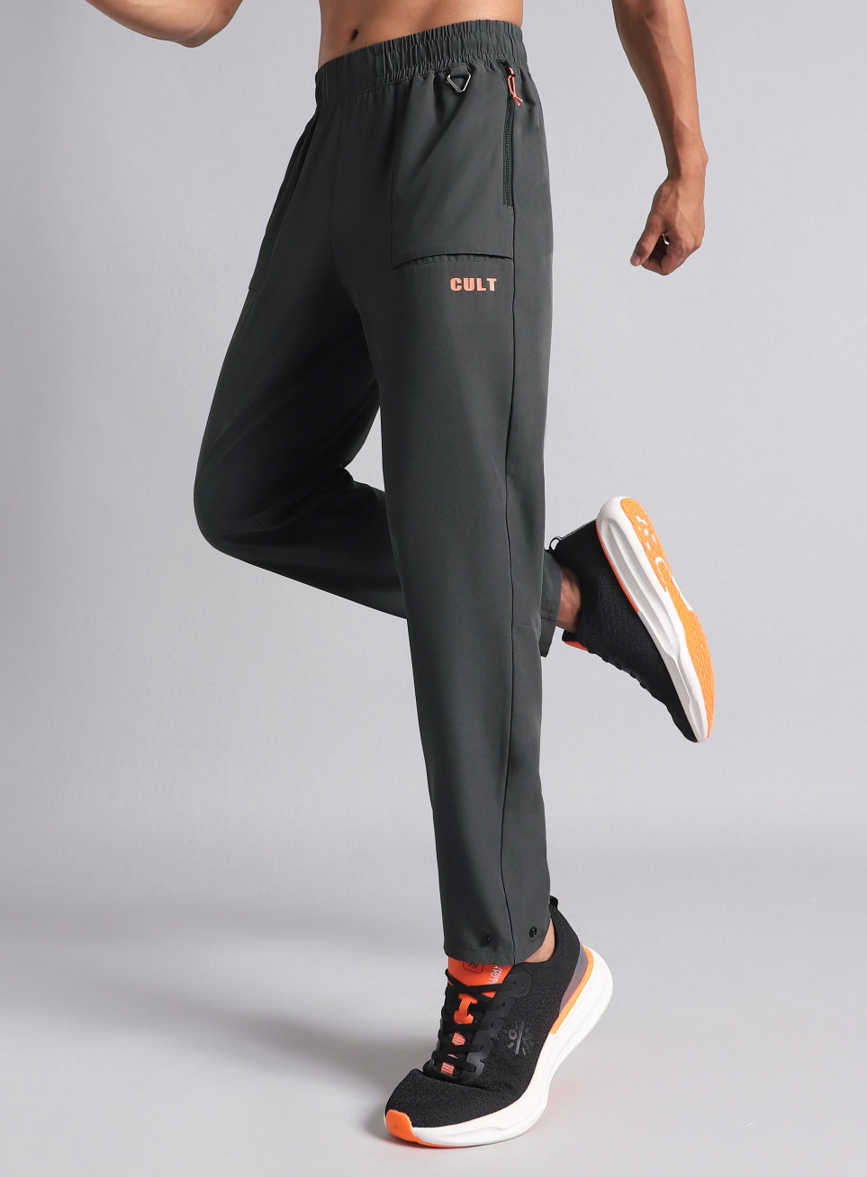 Men's Dark Grey City Commuter Trackpants