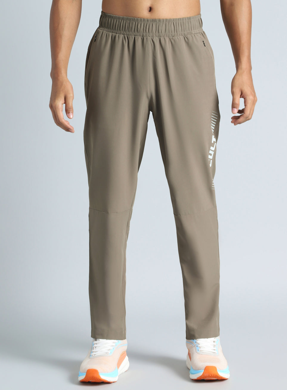 Men's Khaki Train All Format Training Trackpant