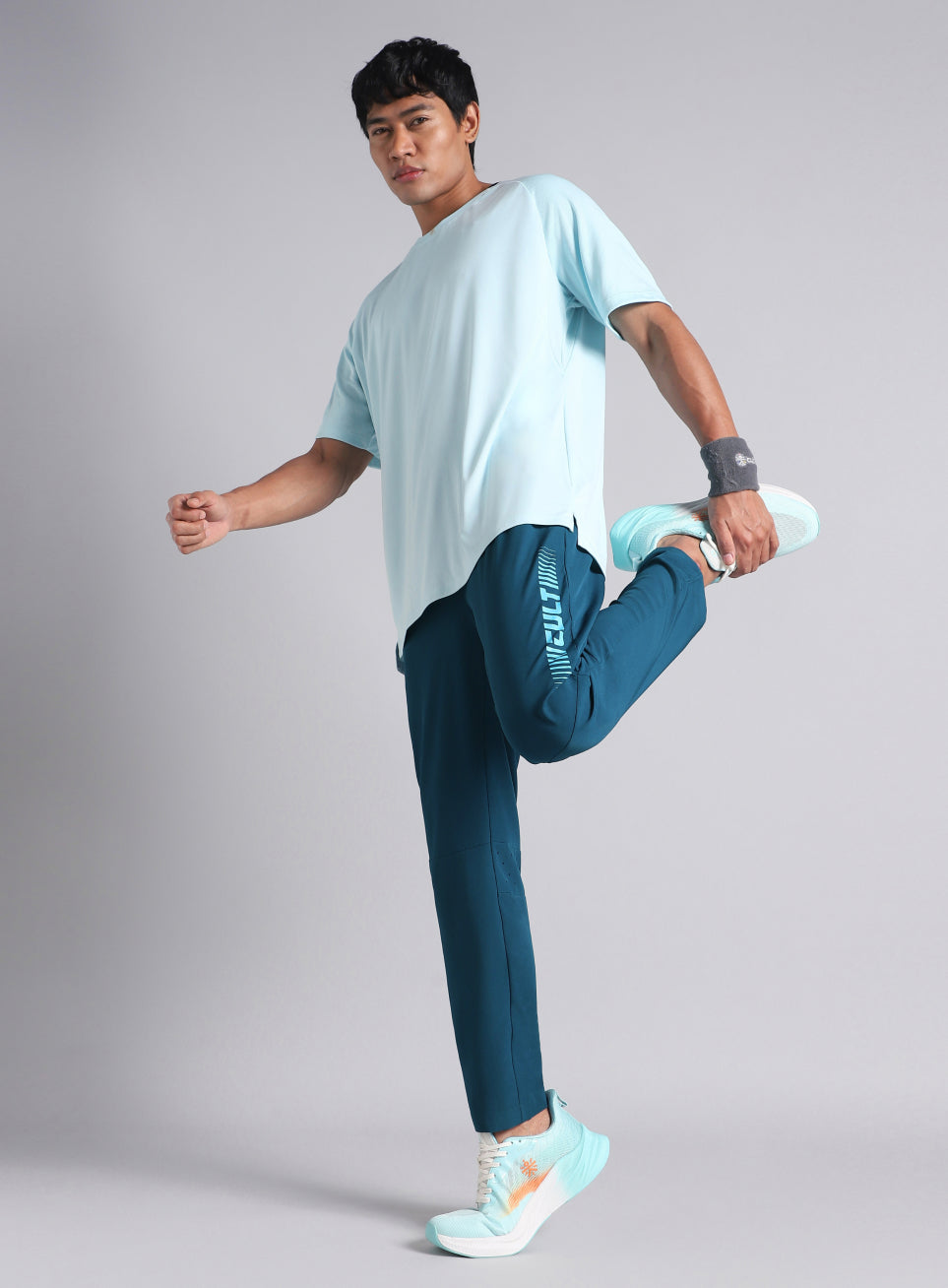 Men's Teal Train All Format Training Trackpants