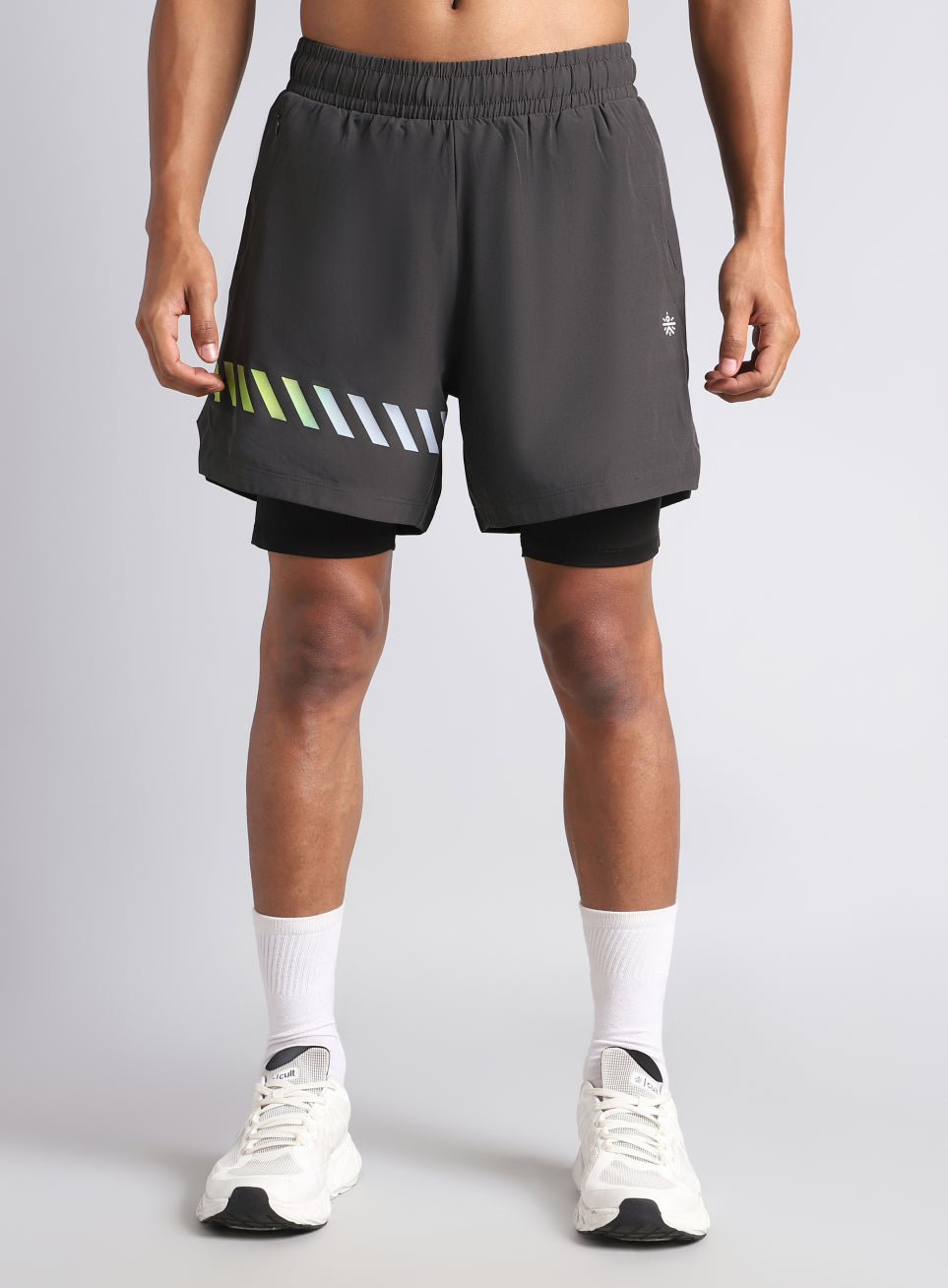 Men's Dark Grey 360 Degree Performance Shorts