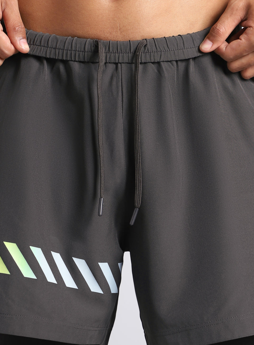 Men's Dark Grey 360 Degree Performance Shorts