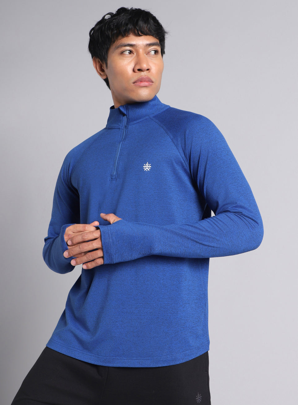 Men's Blue Training Sculpted All Weather Jacket