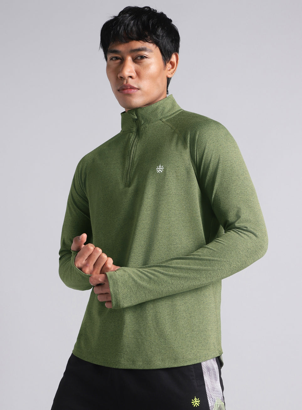 Men's Neon Green Training Sculpted All Weather Jacket