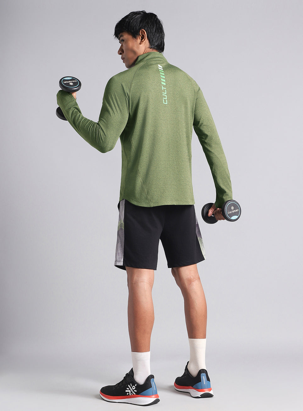 Men's Neon Green Training Sculpted All Weather Jacket