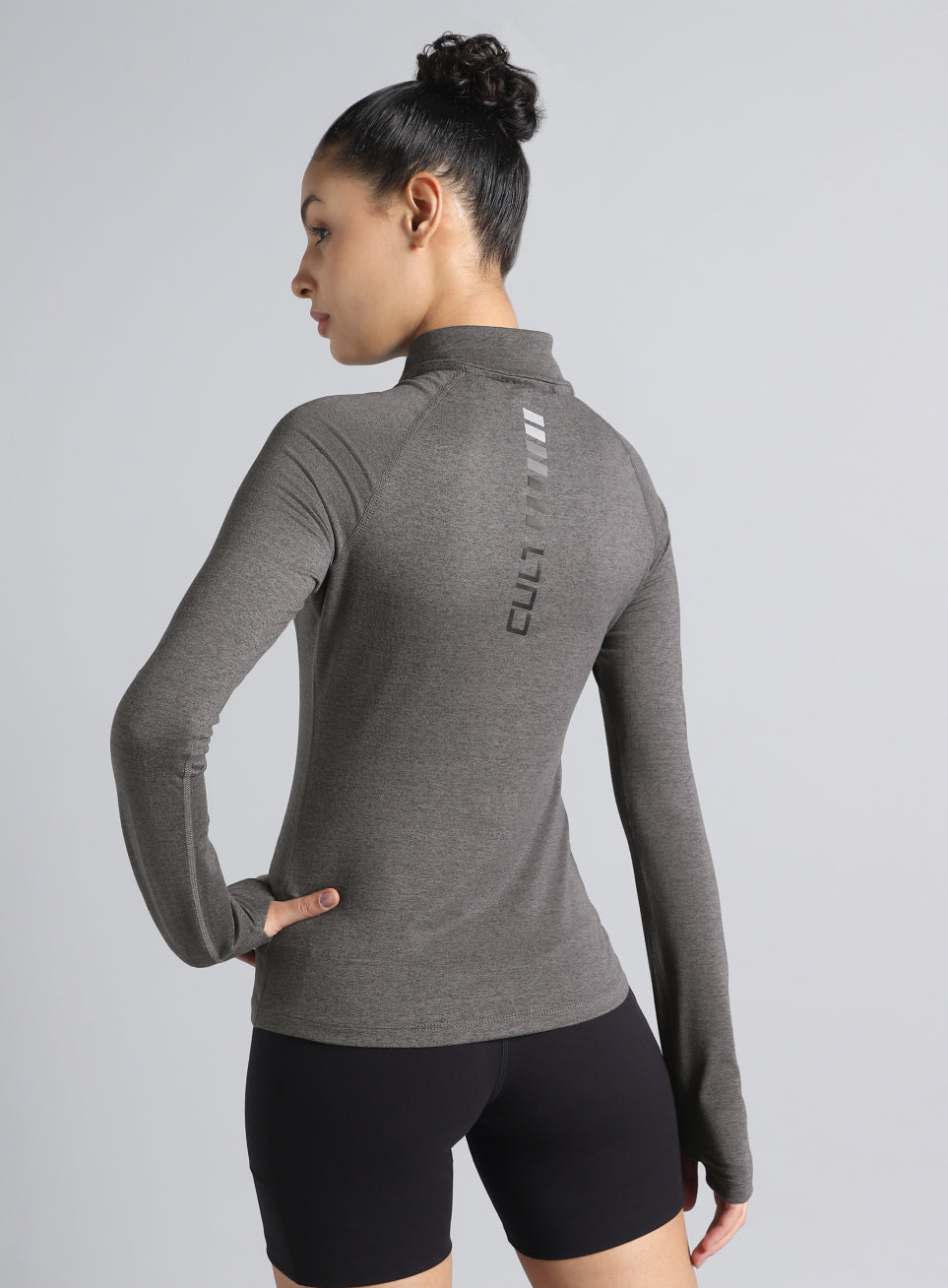 Women's Black Half Zip All Weather Performance Jacket