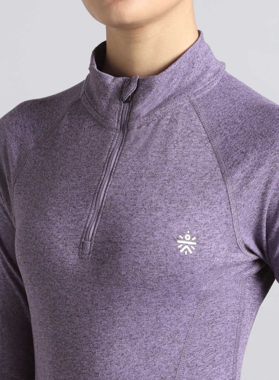 Women's Purple Half Zip All Weather Performance Jacket