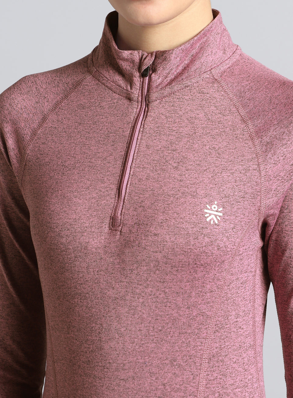 Women's Pink Half Zip All Weather Performance Jacket