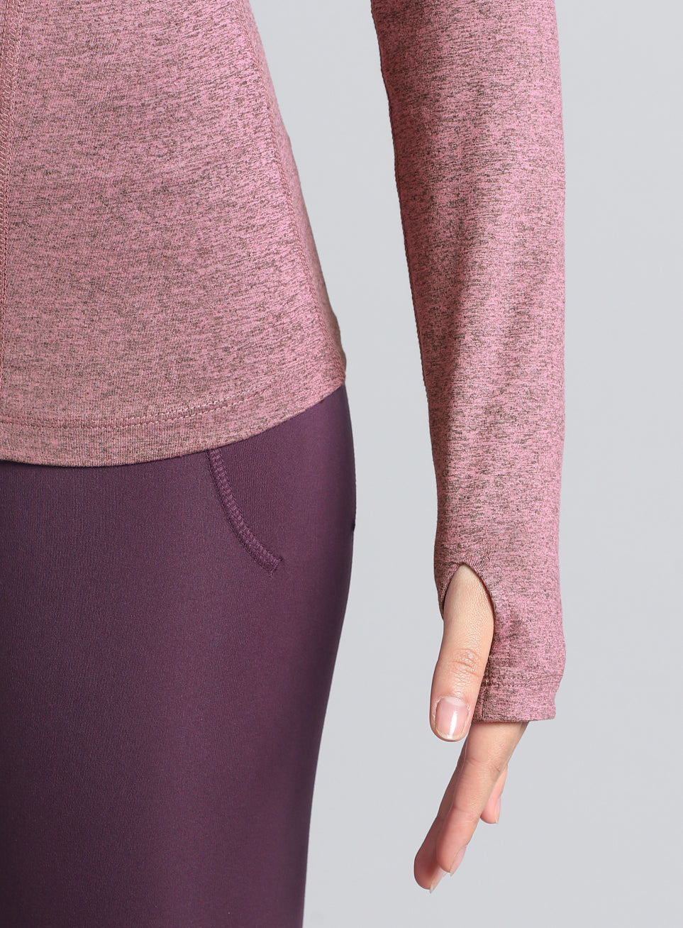 Women's Pink Half Zip All Weather Performance Jacket