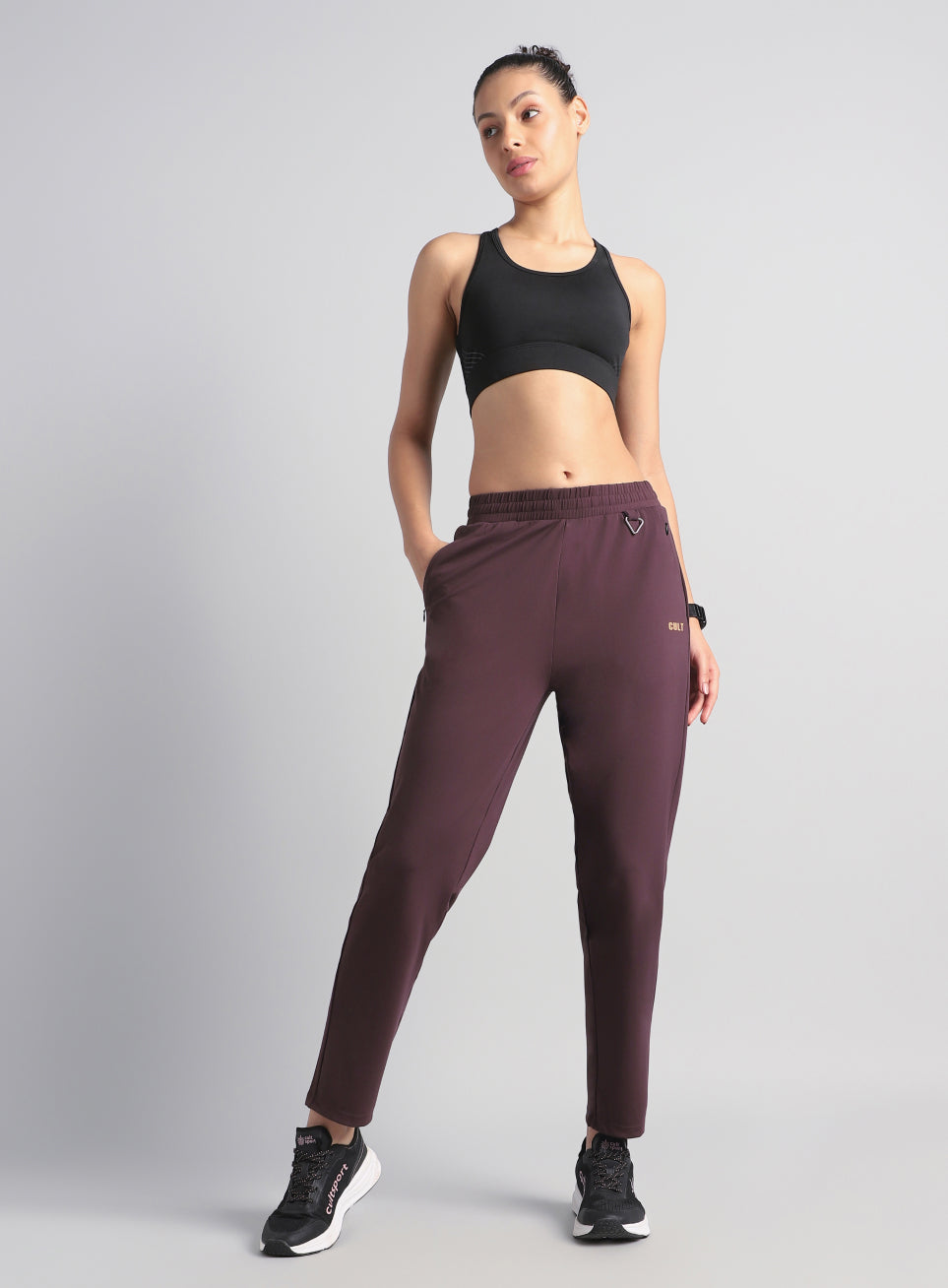 Women's Maroon All Day Travel Pants