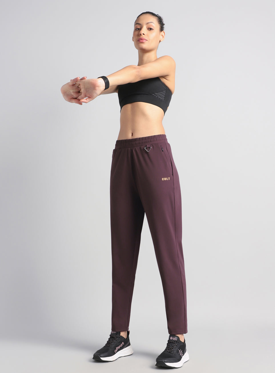 Women's Maroon All Day Travel Pants