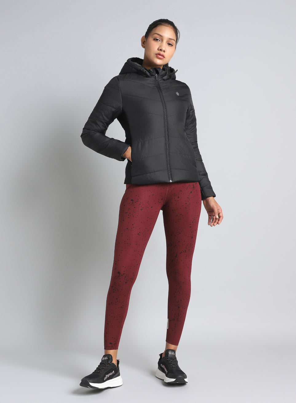 Women's Black Puffer Jacket