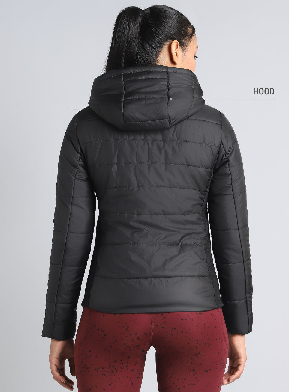 Women's Black Puffer Jacket