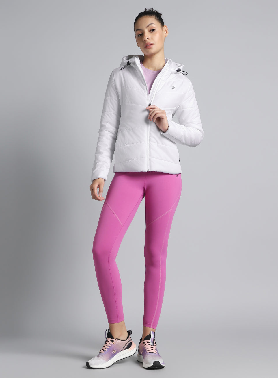 Women's White Puffer Jacket
