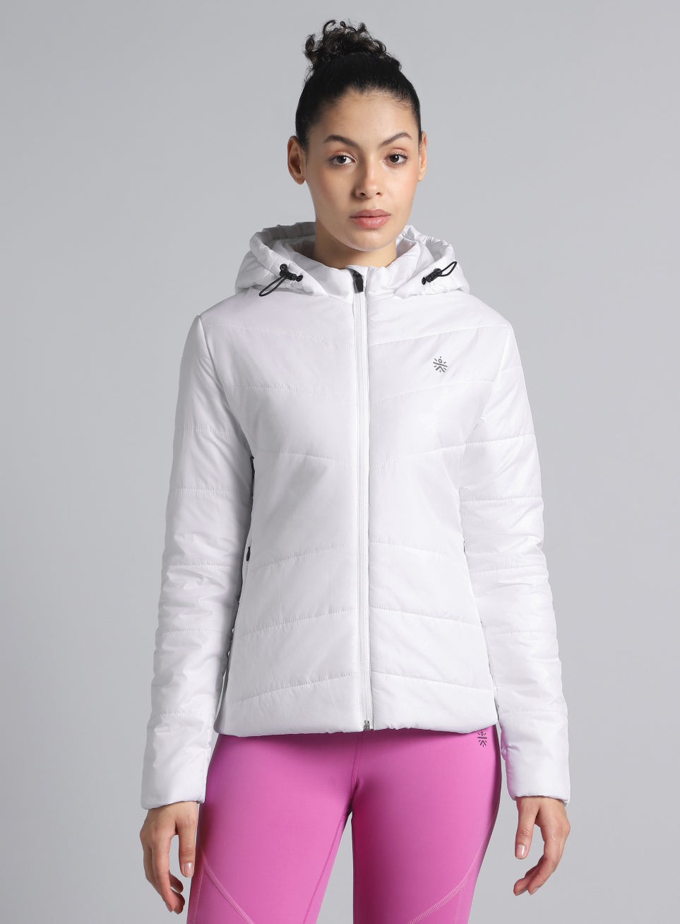 Women's White Puffer Jacket