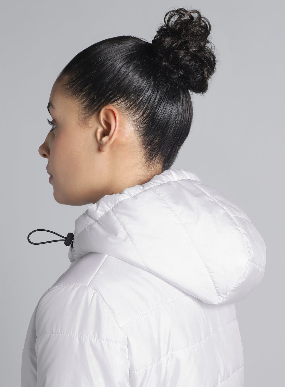 Women's White Puffer Jacket