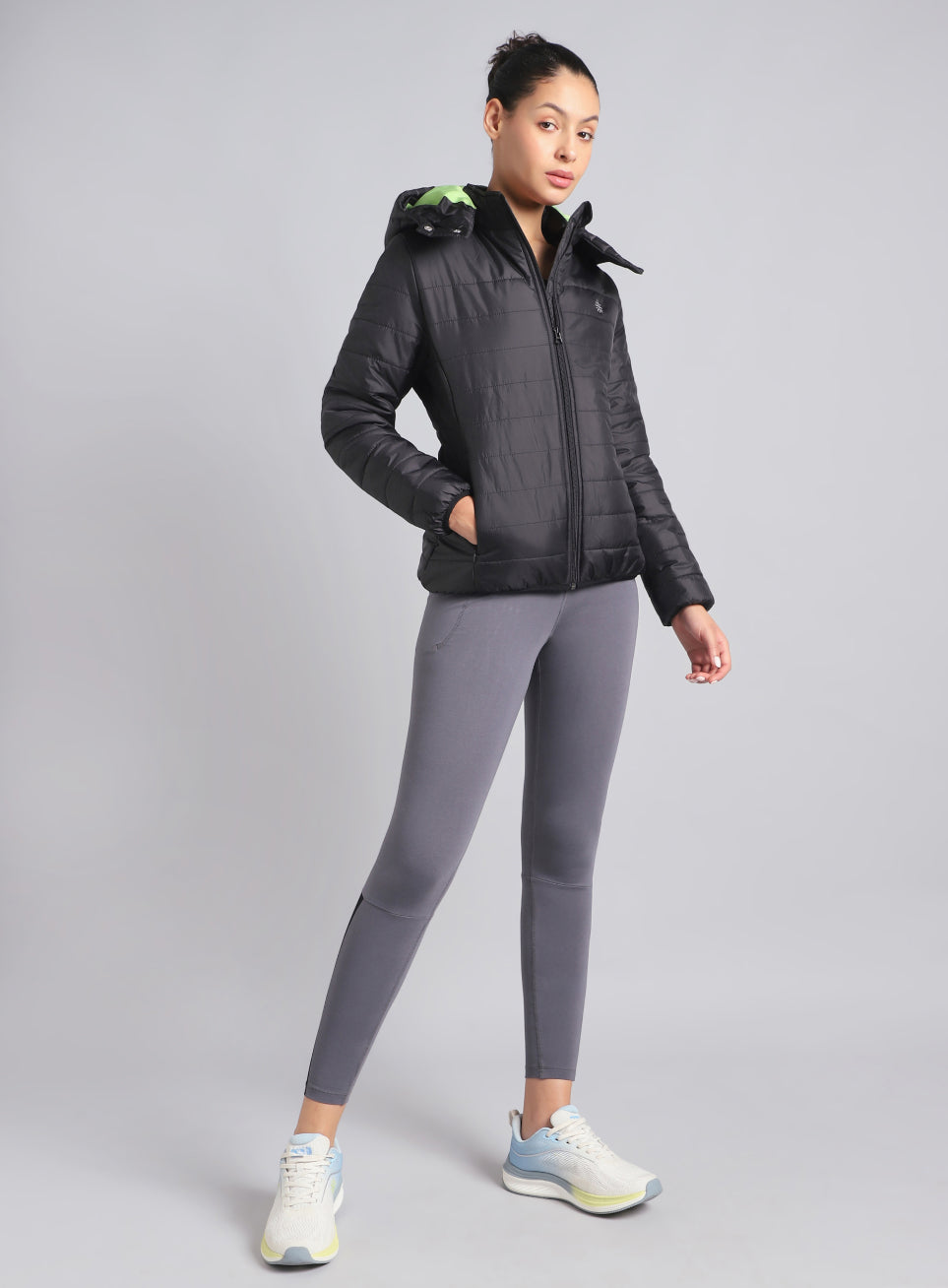 Women's Black Puffer Jacket