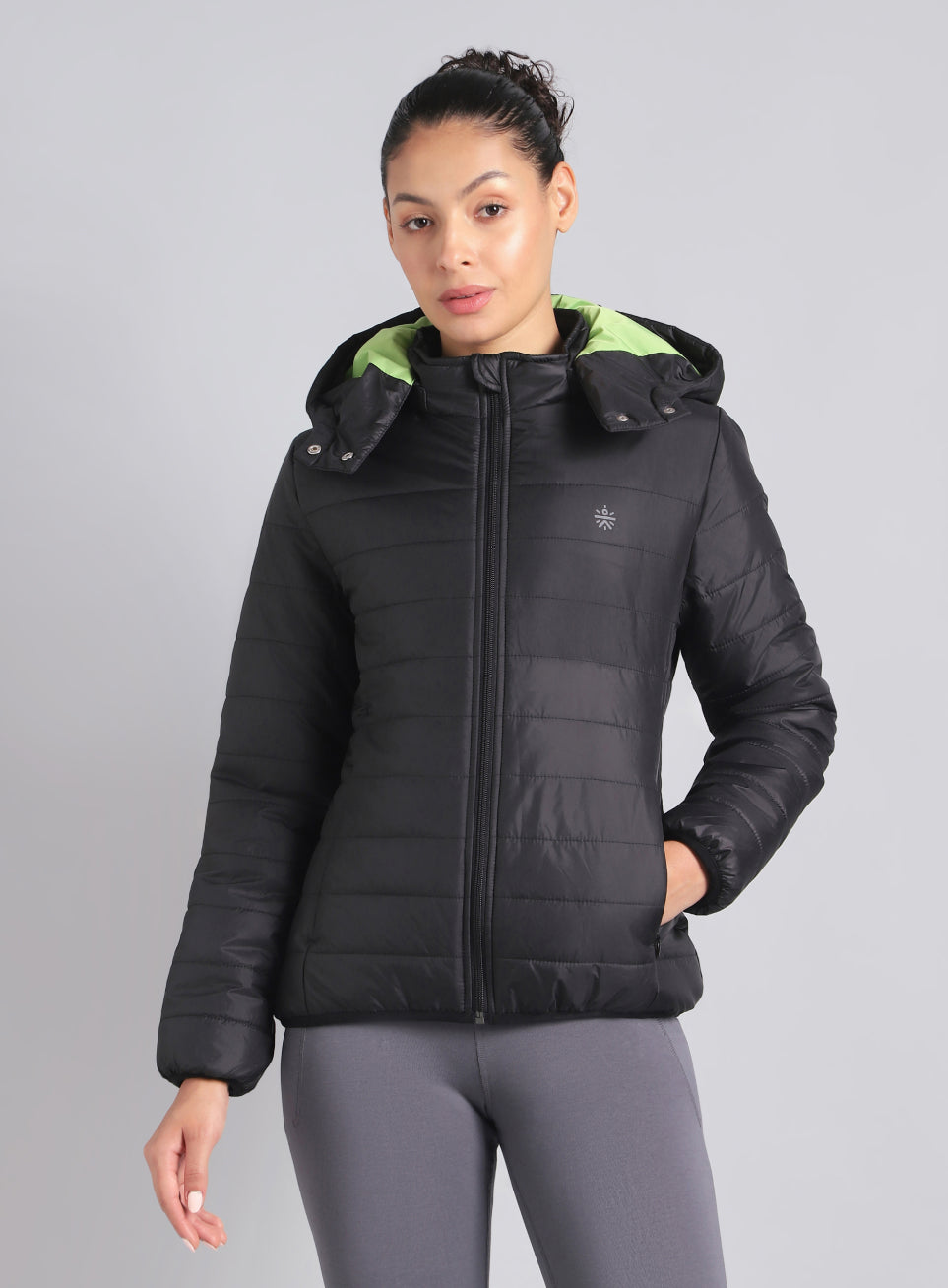 Women's Black Puffer Jacket