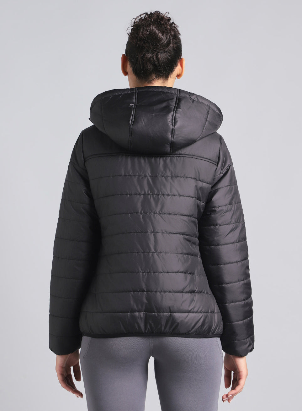 Women's Black Puffer Jacket