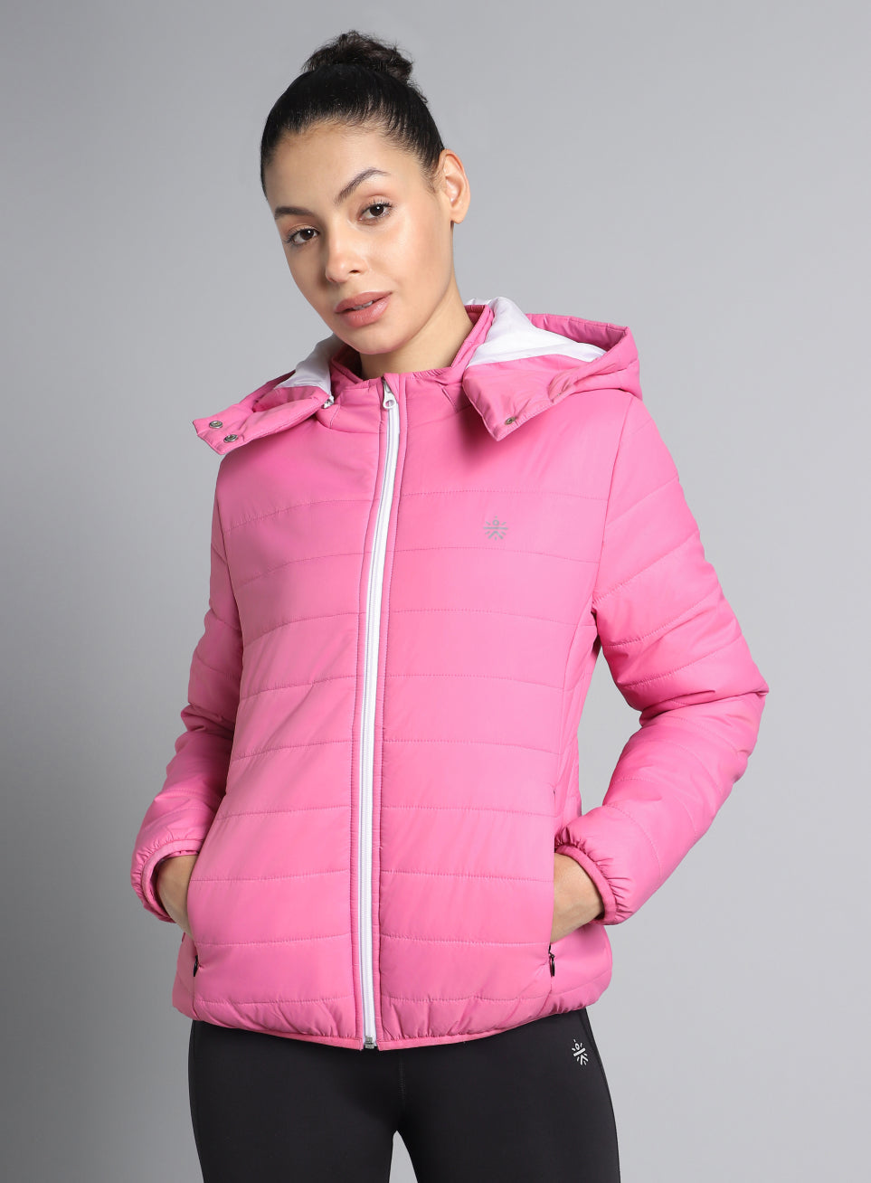 Women's Pink Puffer Jacket