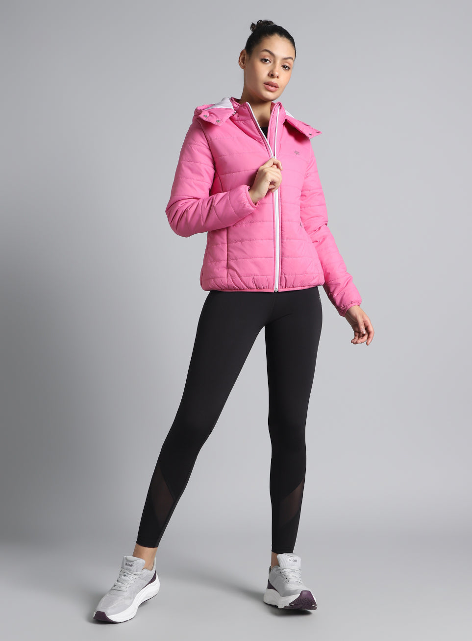 Women's Pink Puffer Jacket