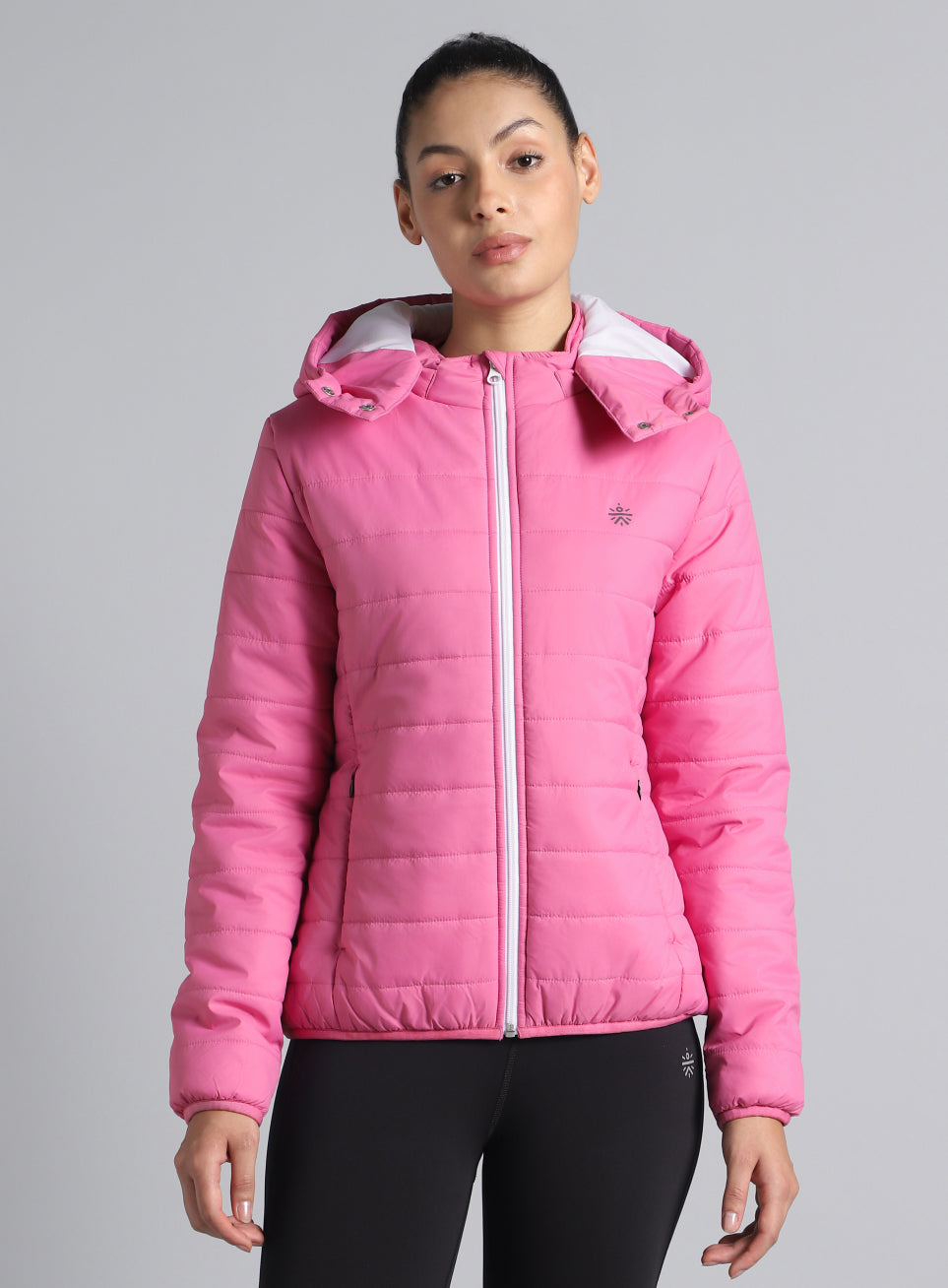 Women's Pink Puffer Jacket
