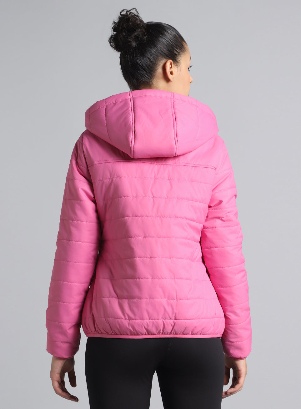 Women's Pink Puffer Jacket
