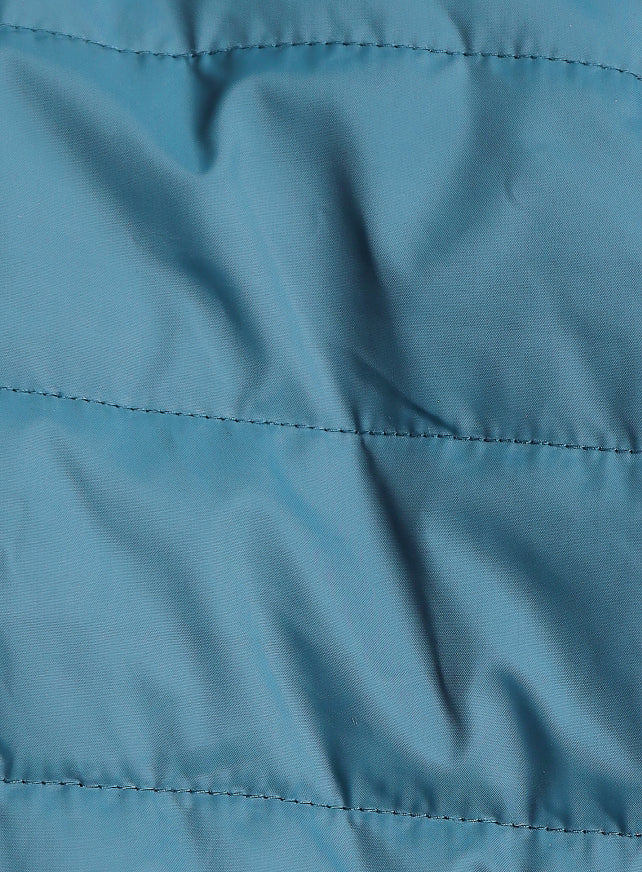 Men's Navy Detachable Hoodie Puffer Jacket