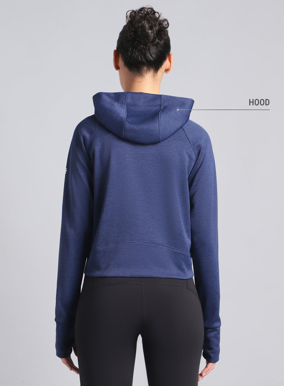 Women's Blue Work it Out Training Cropped Jacket